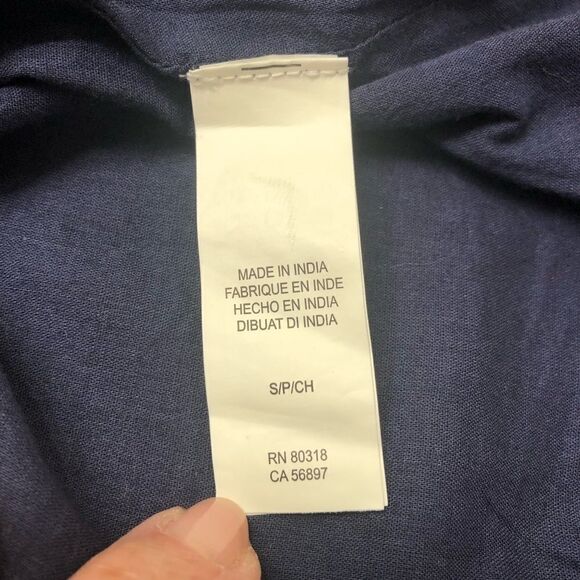 LUCKY BRAND EMBROIDERED SWING JACKET TIE FRONT - Picture 10 of 11